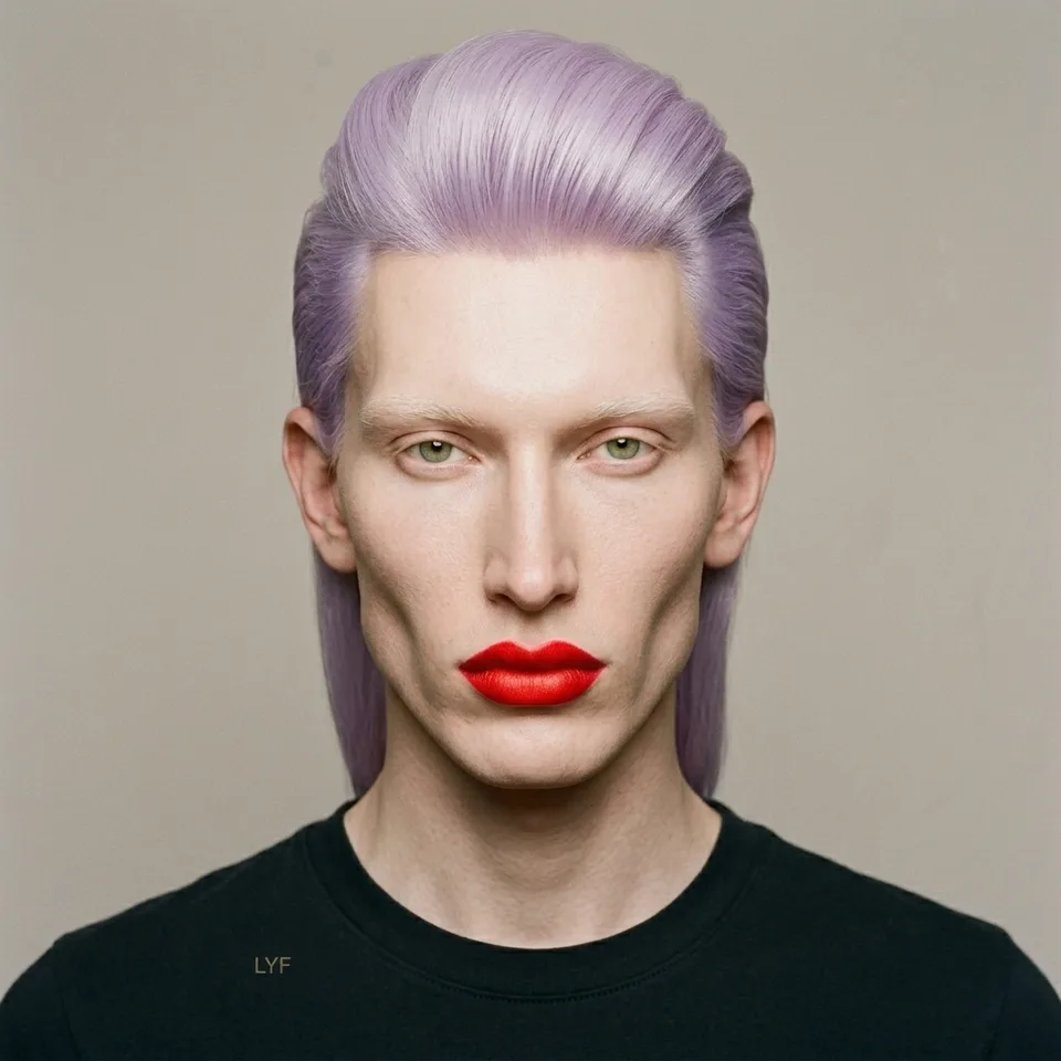 Schválený studiový portrét osoby Elian Voss
