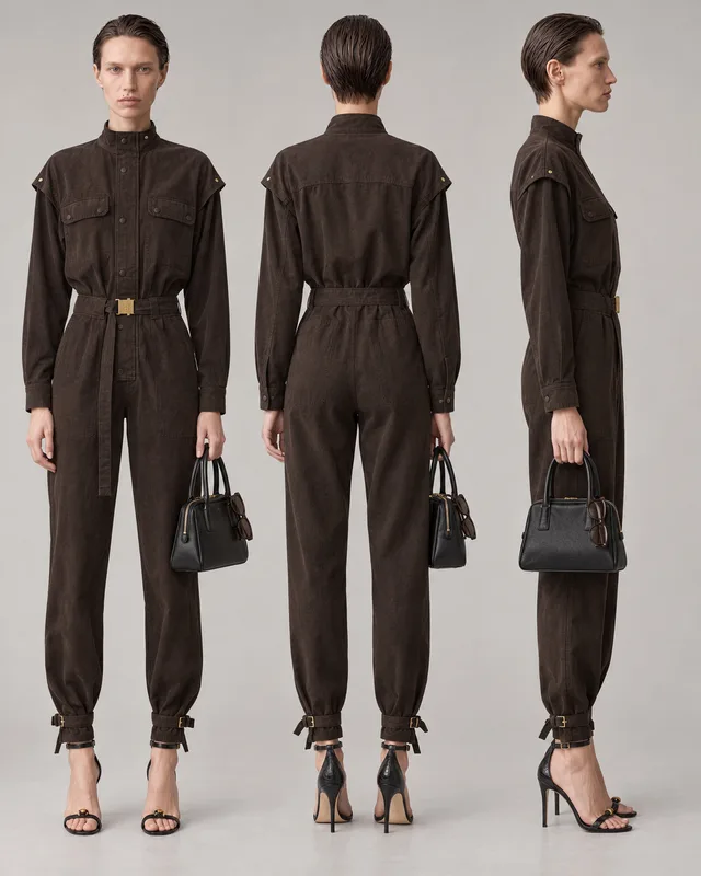 Fiona MacLeod · Costume study — front, back and profile