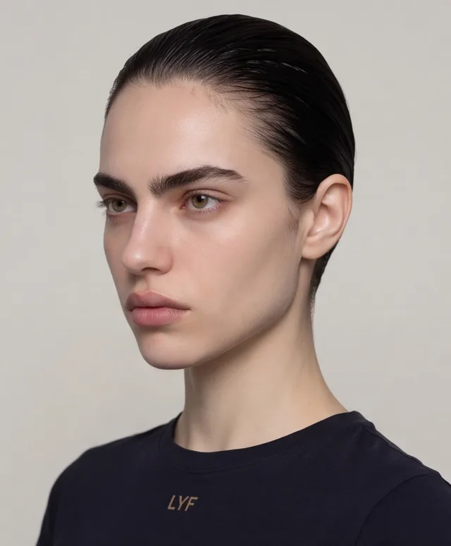 Imogen Cole, Three-quarter view