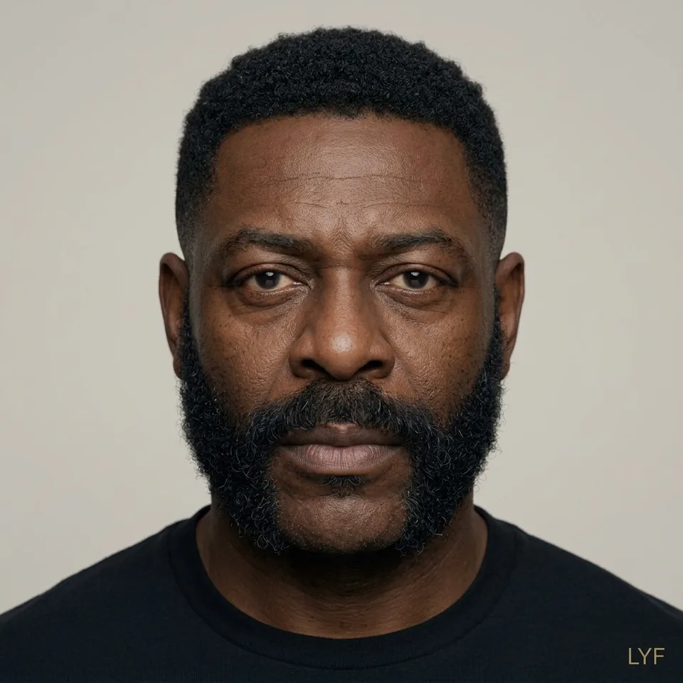 Approved studio portrait of Kwesi Boateng