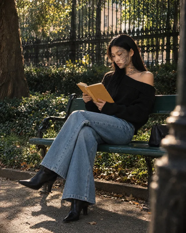 Shiori Moriyama · Reading in the shade · 4