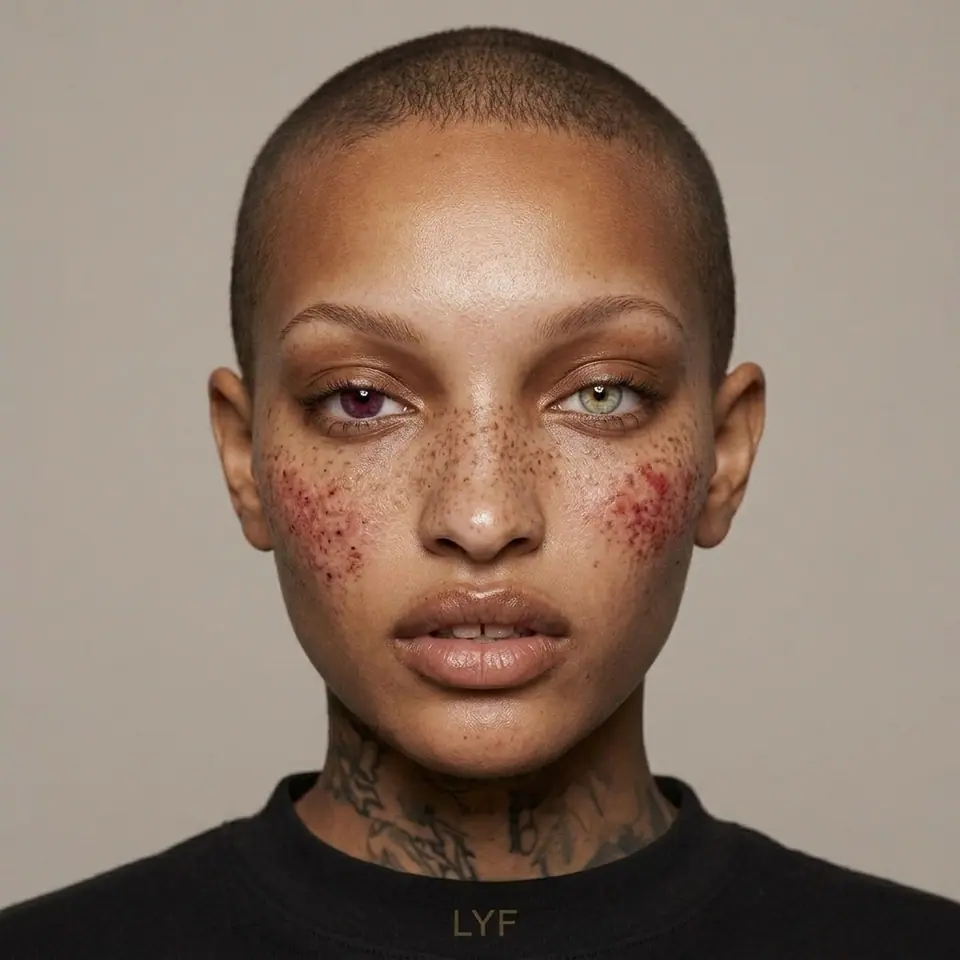Portret de studio aprobat al lui Zaria Monroe